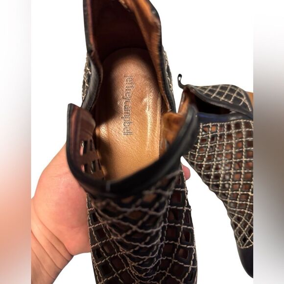 Anthropologie Jeffery Cambell Size 7.5 Taggart Booties black - EUC - Picture 4 of 11